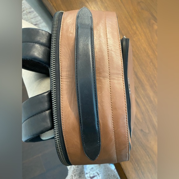 Coach Leather Graham Backpack in Saddle - Picture 5 of 12